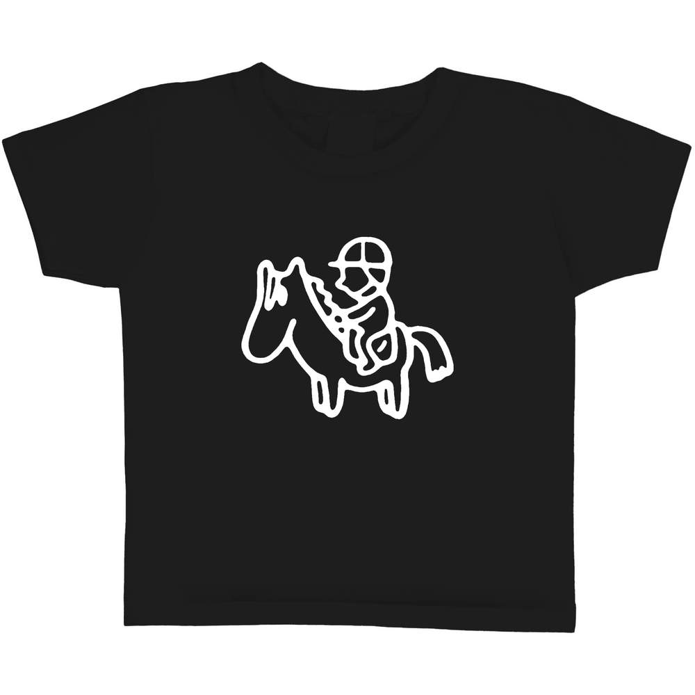'Jockey On Horse' Children's / Kid's Cotton T-Shirts (TS017975) - Picture 7 of 9