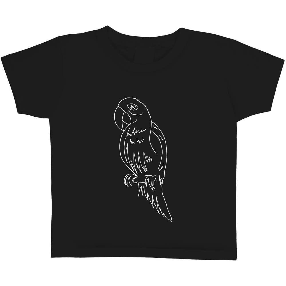 'Parrot' Children's / Kid's Cotton T-Shirts (TS024006) - Picture 5 of 6