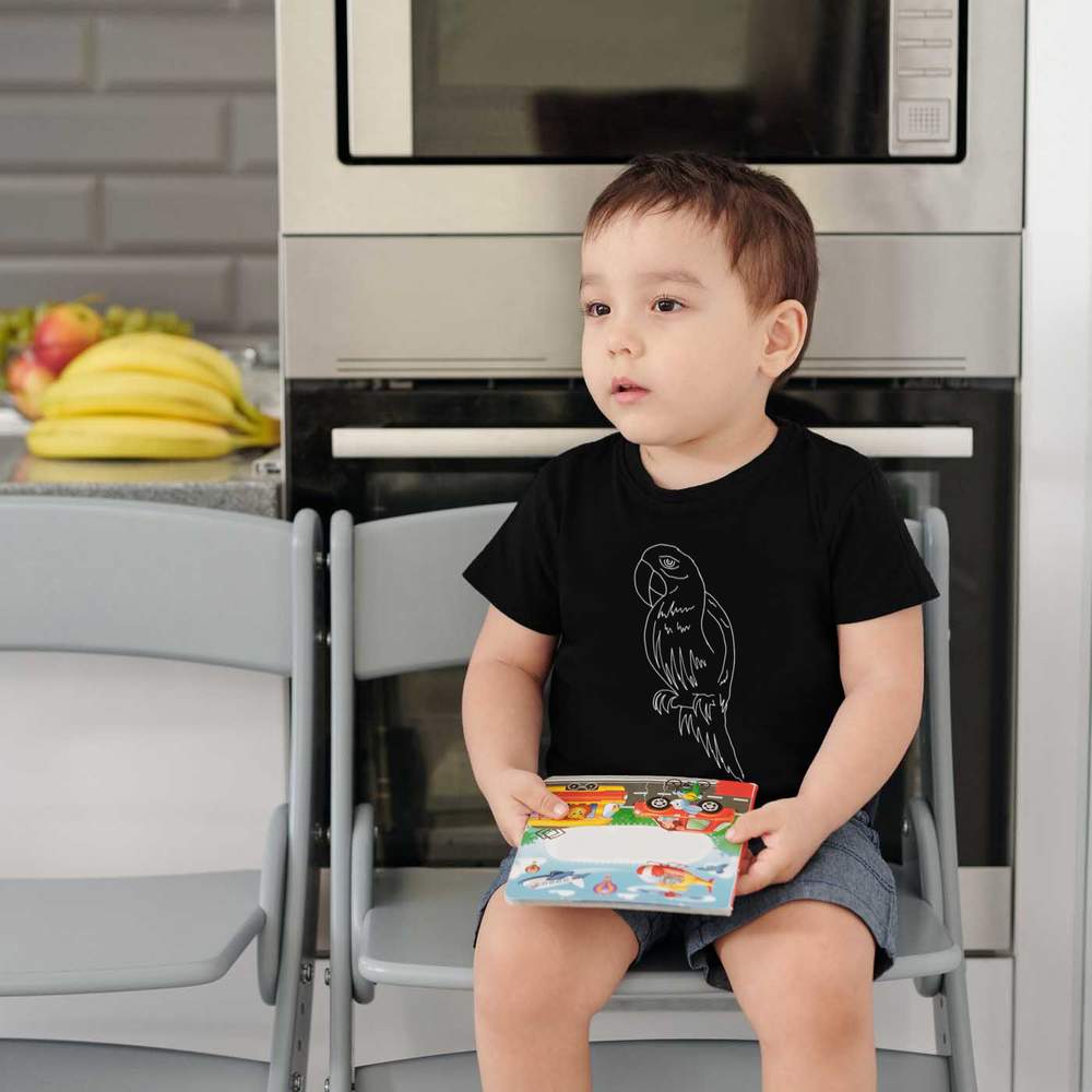'Parrot' Children's / Kid's Cotton T-Shirts (TS024006) - Picture 6 of 6