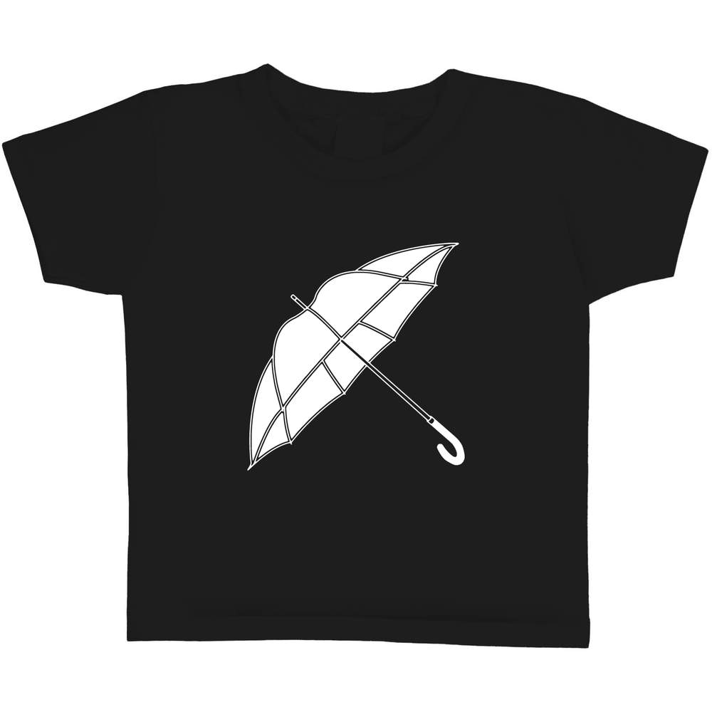 'Open Black Umbrella' Children's / Kid's Cotton T-Shirts (TS030083) - Picture 7 of 9