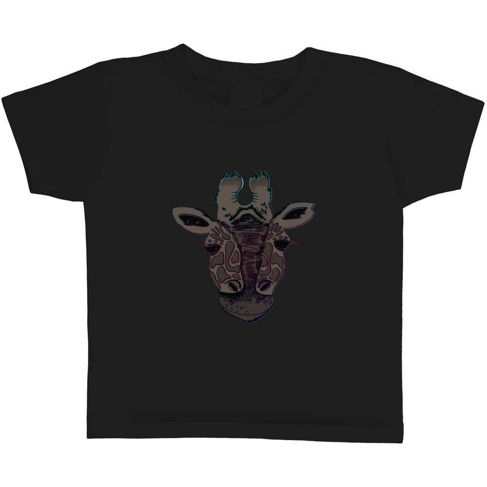 'Safari Giraffe ' Children's / Kid's Cotton T-Shirts (TS042779)