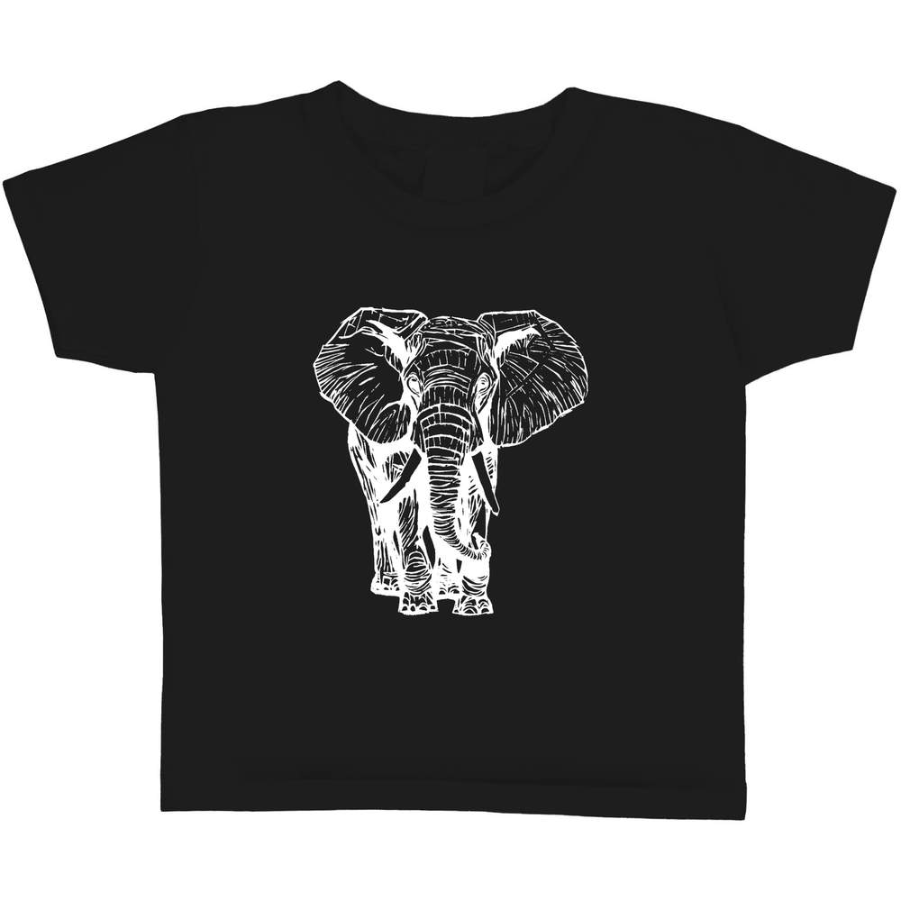 'Elephant' Children's / Kid's Cotton T-Shirts (TS043175)
