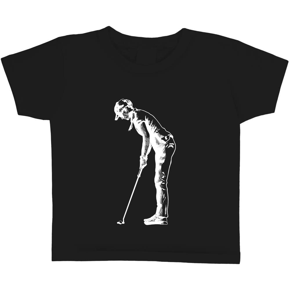 'Golf Lady' Children's / Kid's Cotton T-Shirts (TS045773)