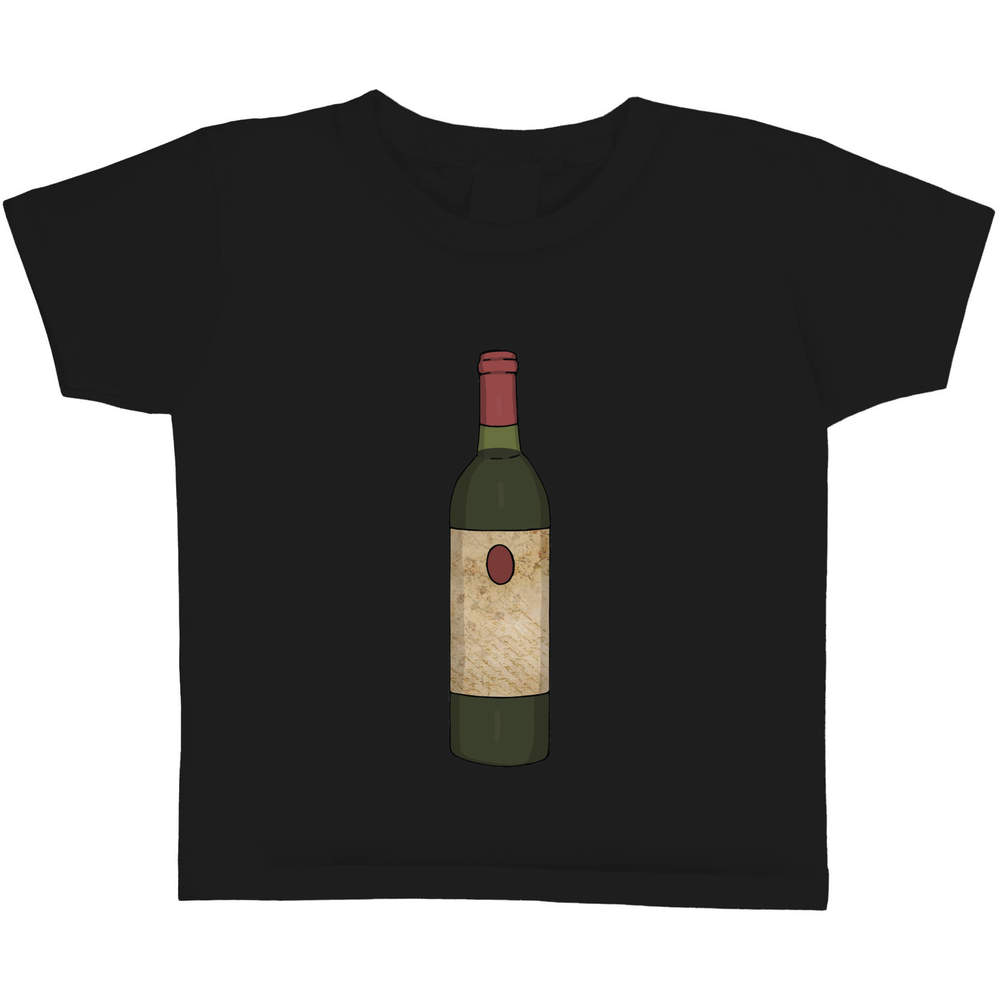 'Wine Bottle' Children's / Kid's Cotton T-Shirts (TS047106) - Picture 5 of 6