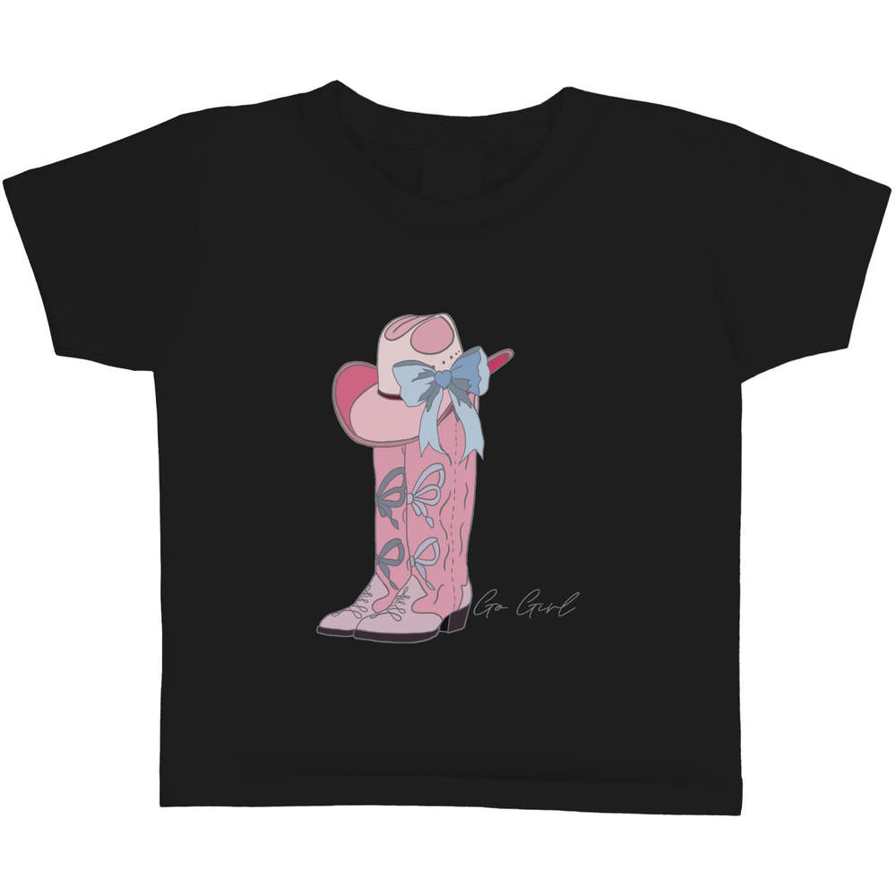 'Cowboy Boots' Children's / Kid's Cotton T-Shirts (TS051537)
