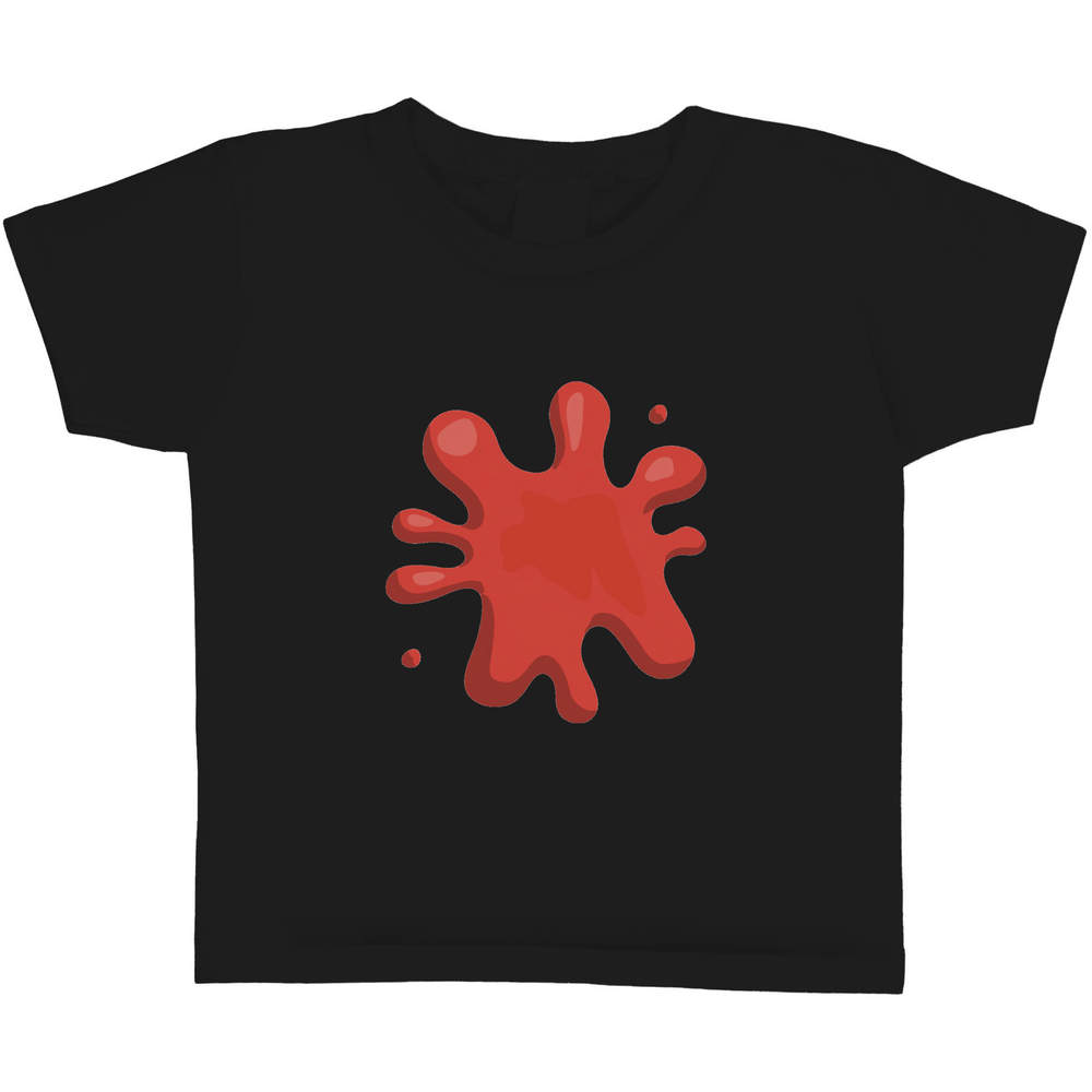 T-shirt in cotone per bambini/ragazzi 'Cartoon Blood Stain' (TS052884) - Foto 7 di 9