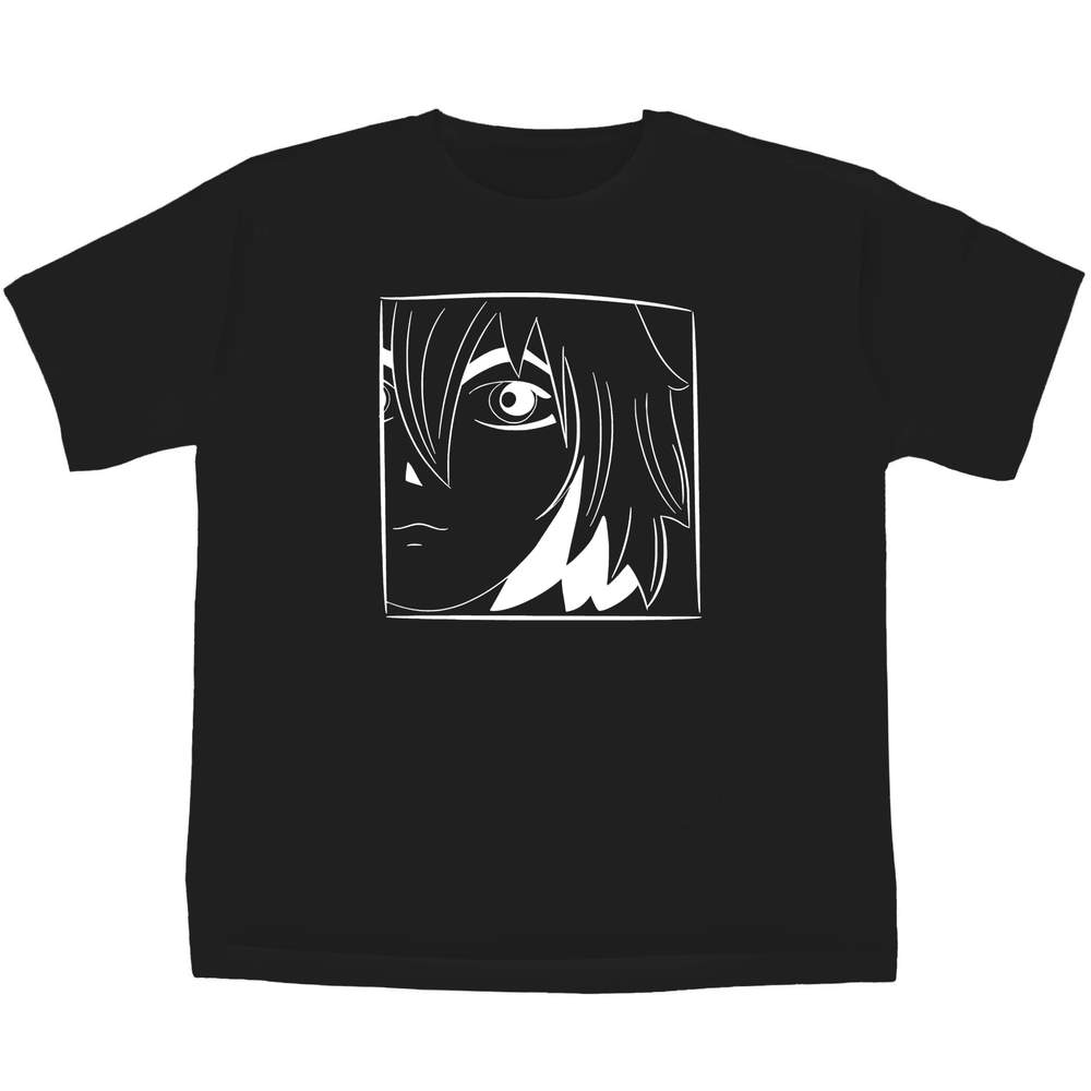 'Manga Boy' Kids T-Shirt - Black, 5-6 Years - Graphic Tee, 100% Cotton Short Sleeve Top for Boys and Girls (TS00200075)