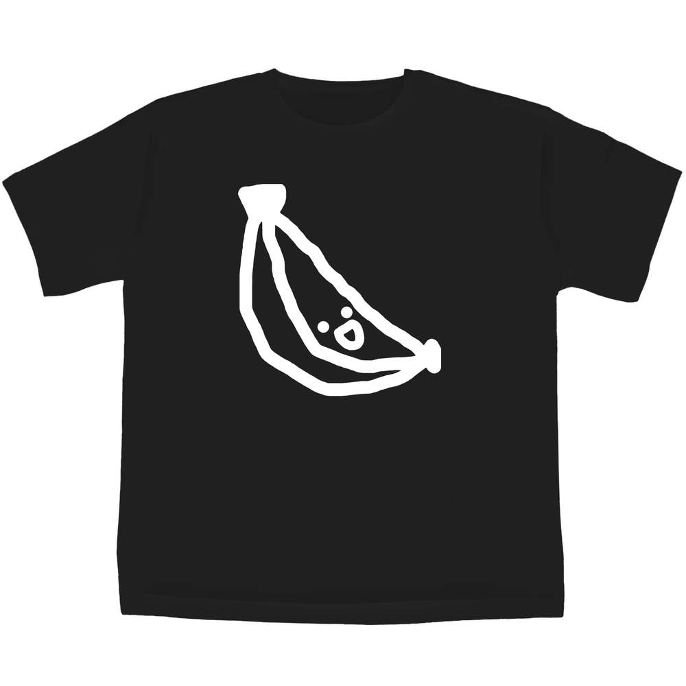 5-6 Years 'Kawaii Banana' Children's / Kid's T-Shirt (Black) (TS00216987)