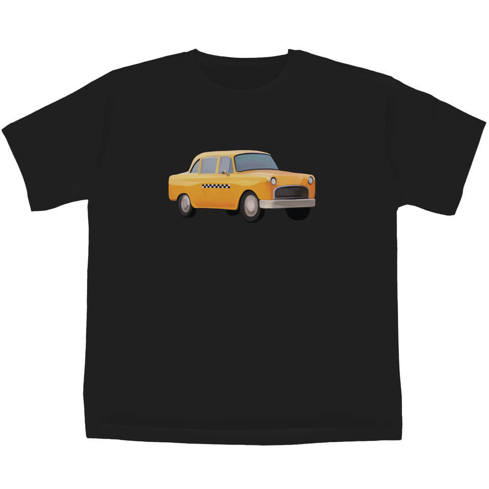 5-6 Years 'New York Taxi' Children's / Kid's T-Shirt (Black) (TS00221754)