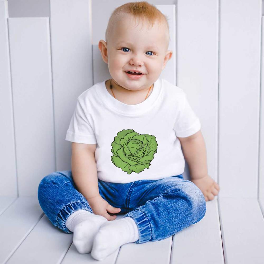 'Lettuce' Children's / Kid's Cotton T-Shirts (TS044846) - Picture 4 of 6
