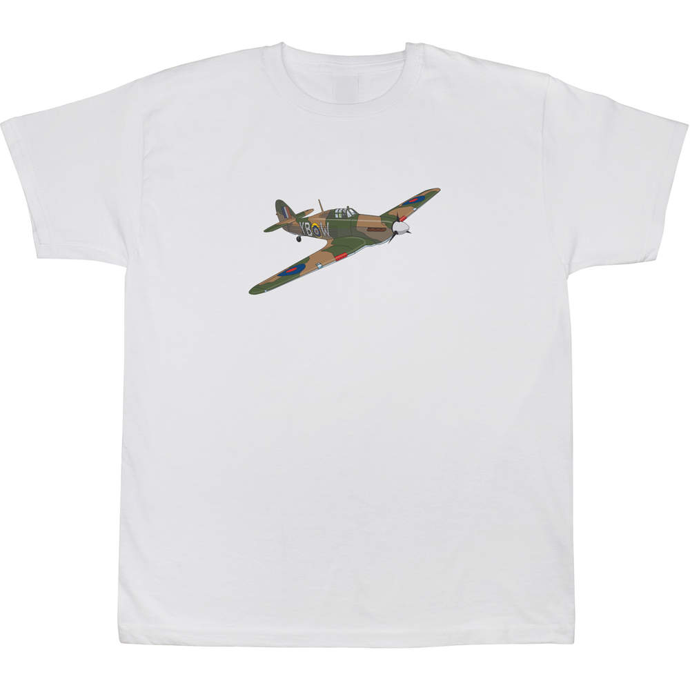 'Hurricane Plane' Kids T-Shirt - White, 12-13 Years - Graphic Tee, 100% Cotton Short Sleeve Top for Boys and Girls (TS00069967)