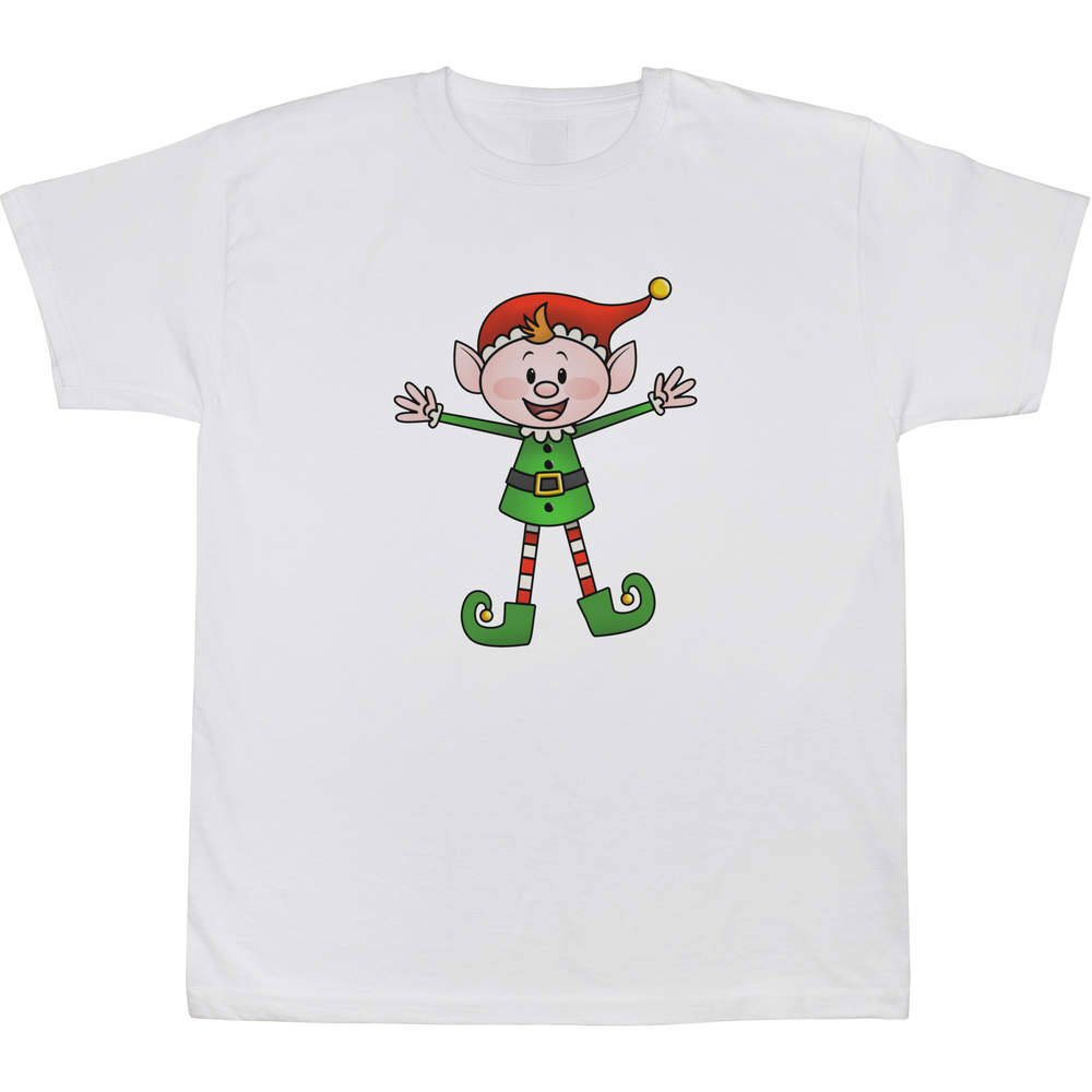 12-13 Years 'Boy Elf' Children's / Kid's T-Shirt (White) (TS00085351)