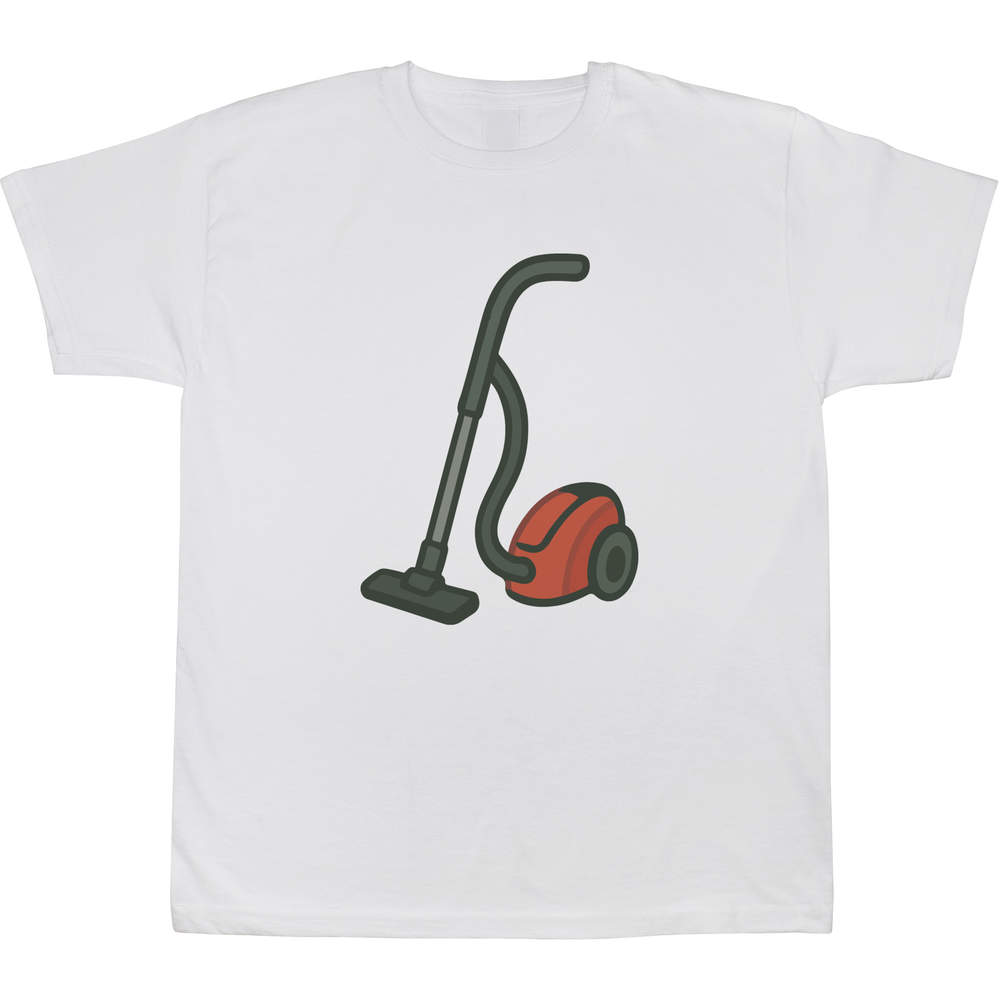'Compact Vacuum Cleaner' Kids T-Shirt - White, 12-13 Years - Graphic Tee, 100% Cotton Short Sleeve Top for Boys and Girls (TS00518962)