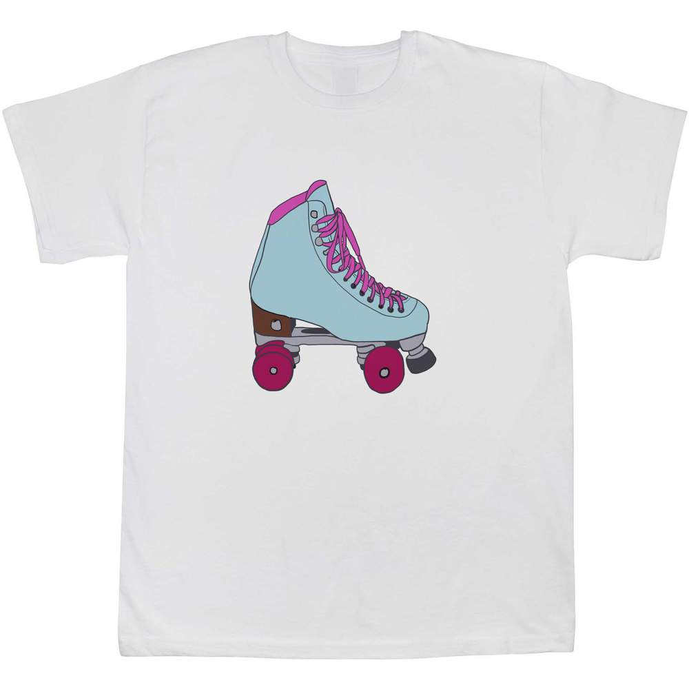 14-15 Years 'Roller Skate' Children's / Kid's T-Shirt (White) (TS00233020)