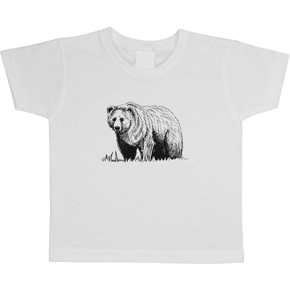 'Bear' Children's / Kid's Cotton T-Shirts (TS006451)