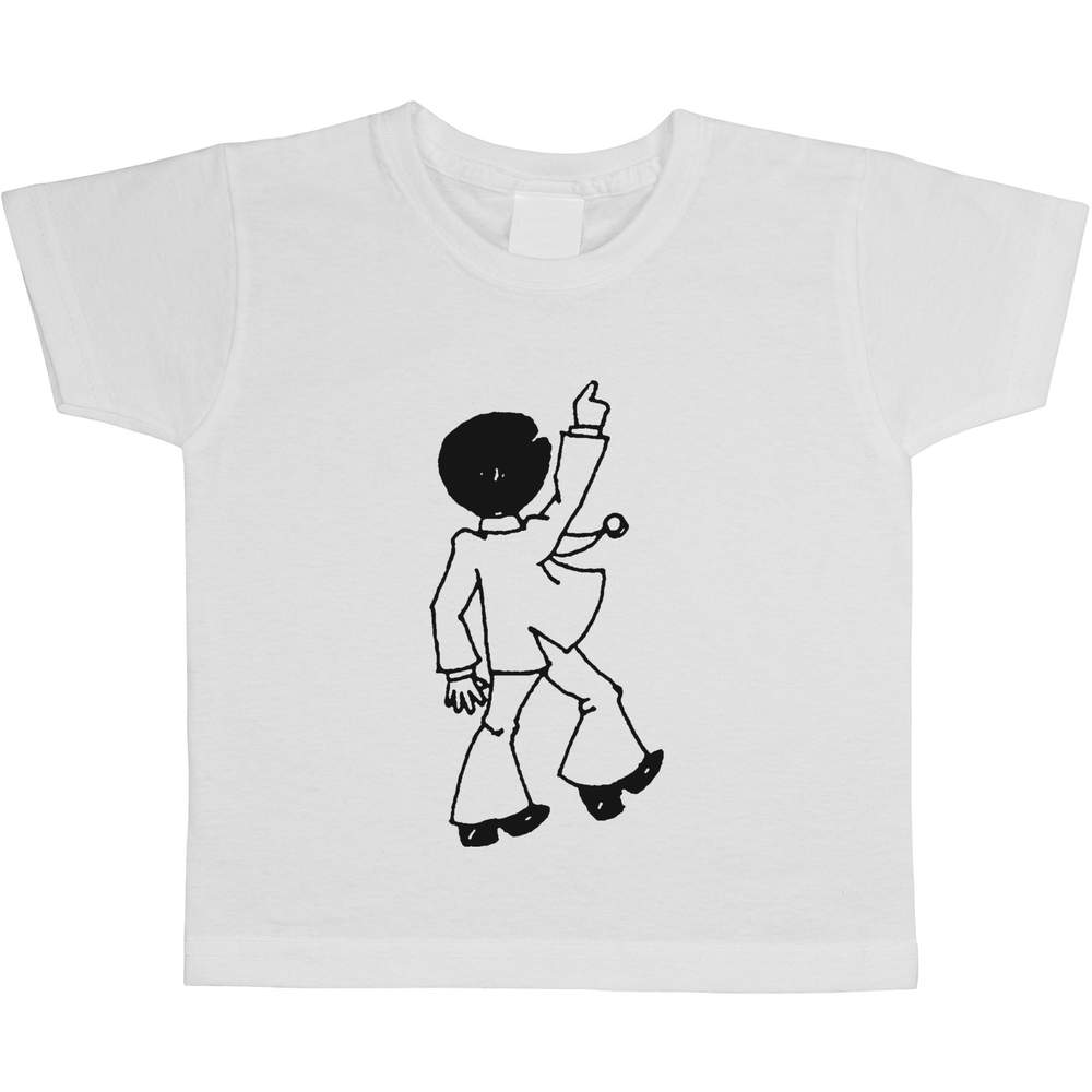 '70s Style Dancer' Children's / Kid's Cotton T-Shirts (TS006875)