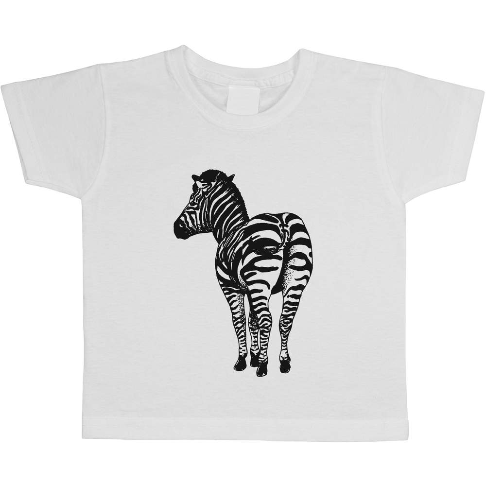 'Zebra' Children's / Kid's Cotton T-Shirts (TS007155)