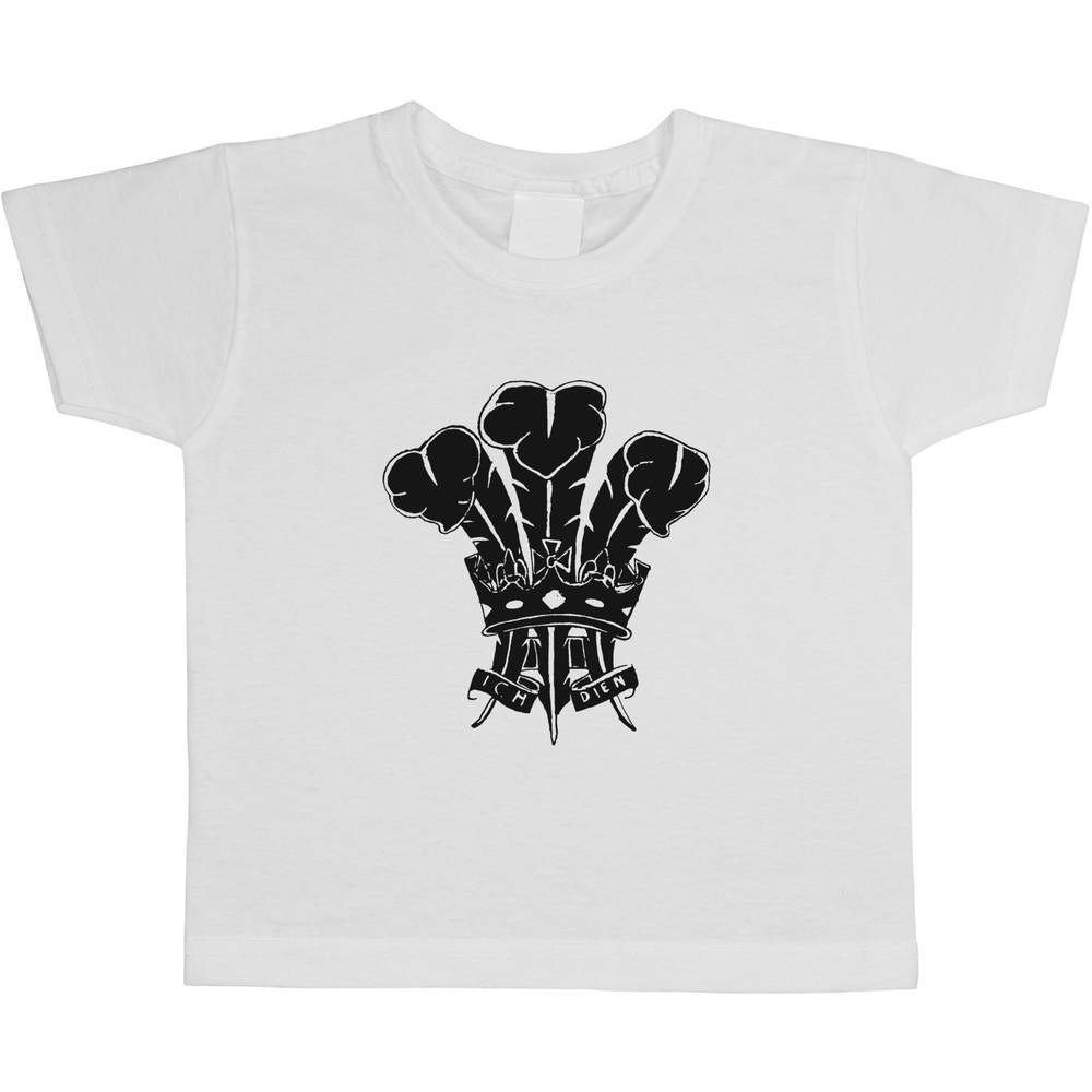 'Prince Of Wales Feathers' Children's / Kid's Cotton T-Shirts (TS011985)