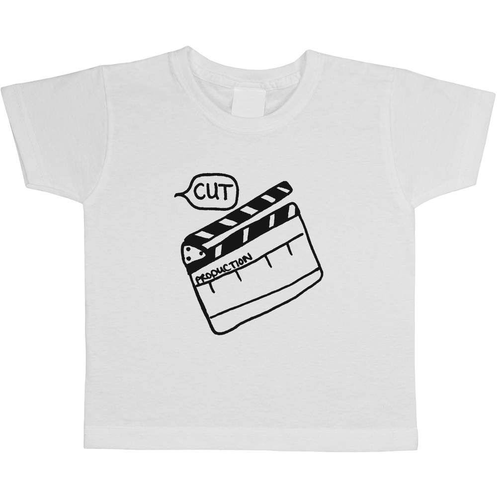 'Directors Clapper Board' Children's / Kid's Cotton T-Shirts (TS012518)