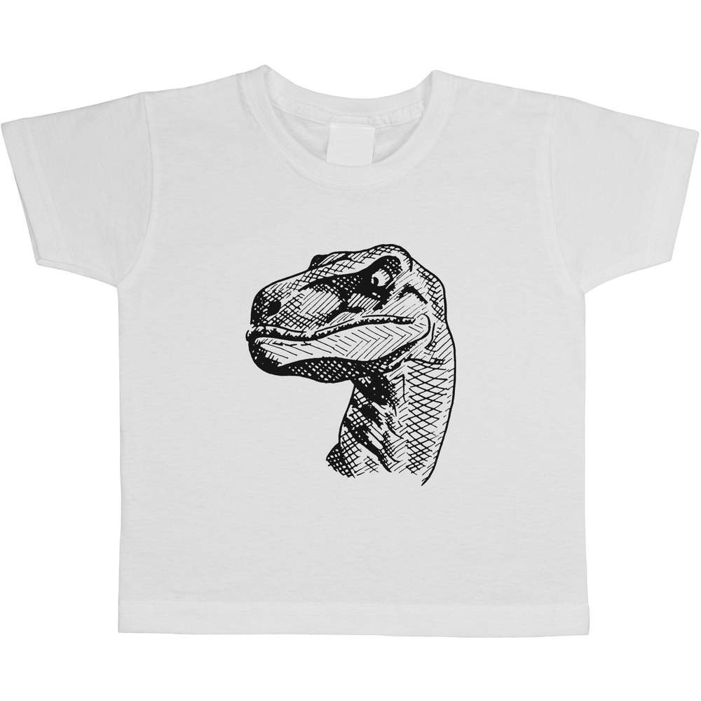 'Raptor Dinosaur' Children's / Kid's Cotton T-Shirts (TS017602)