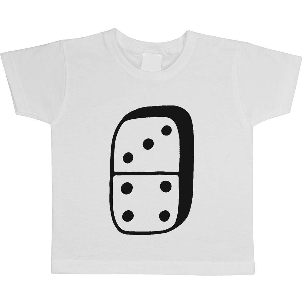 'Domino Piece' Children's / Kid's Cotton T-Shirts (TS017774)