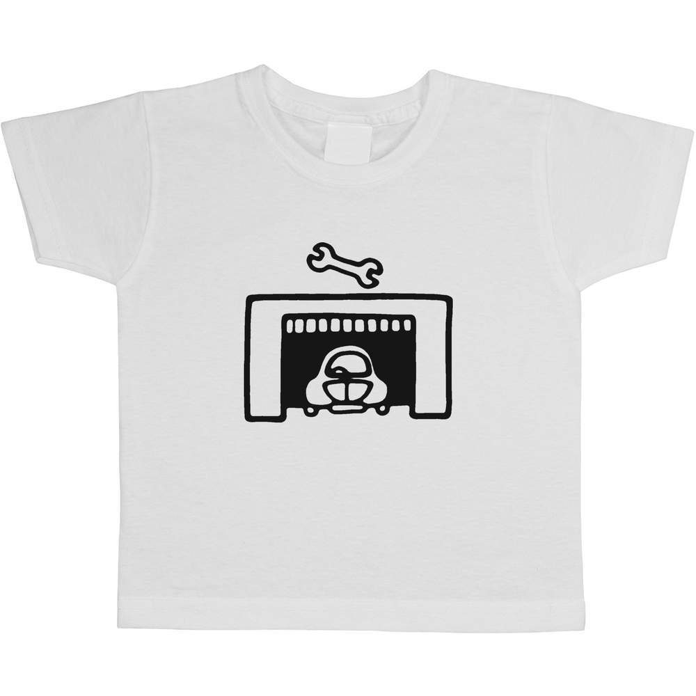 'Car Garage' Children's / Kid's Cotton T-Shirts (TS019042)