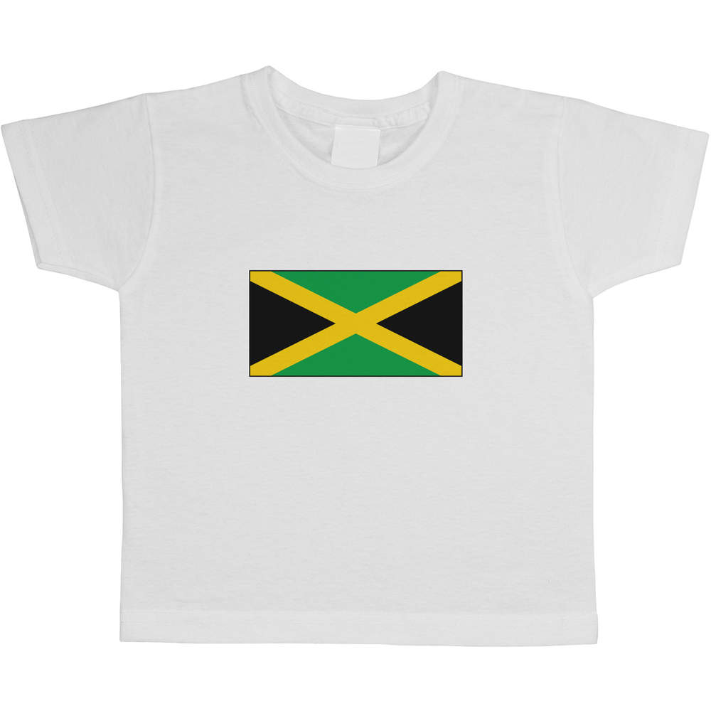 'Jamaica Flag' Children's / Kid's Cotton T-Shirts (TS023023) - Picture 4 of 9