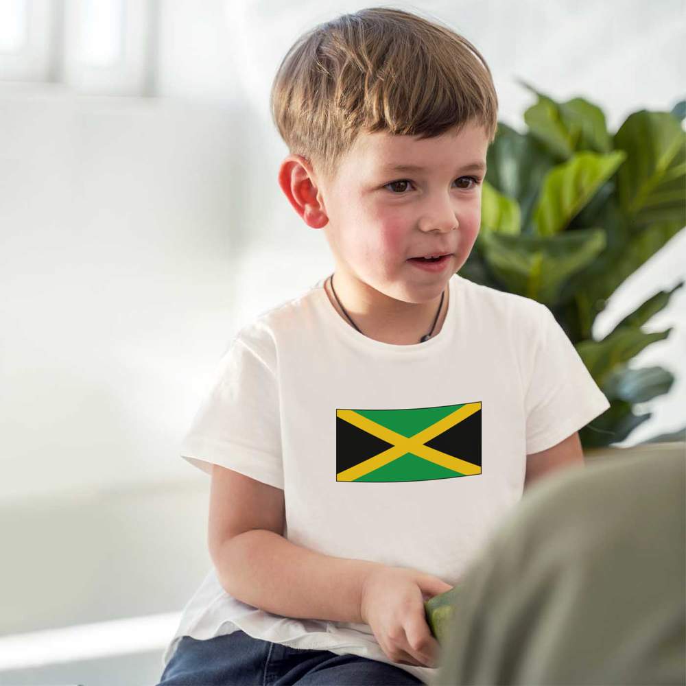 'Jamaica Flag' Children's / Kid's Cotton T-Shirts (TS023023) - Picture 5 of 9