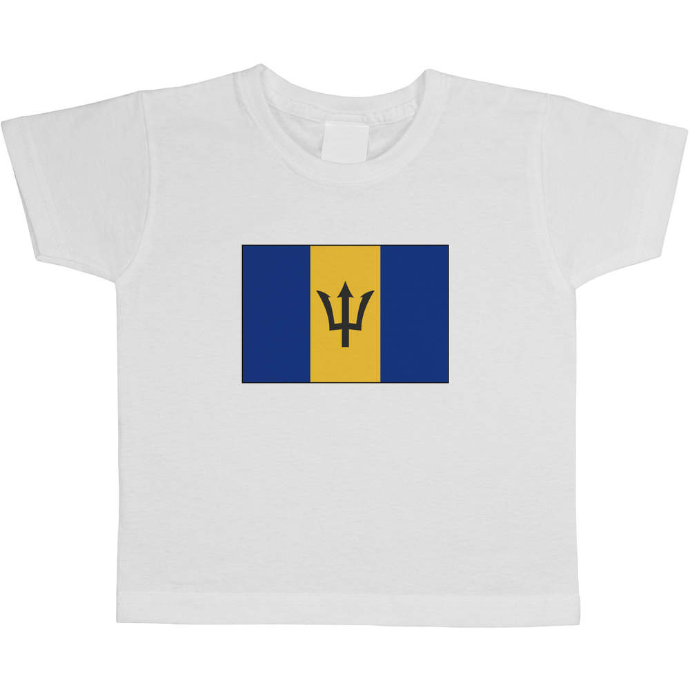 'Barbados Flag' Children's / Kid's Cotton T-Shirts (TS023042) - Picture 4 of 9