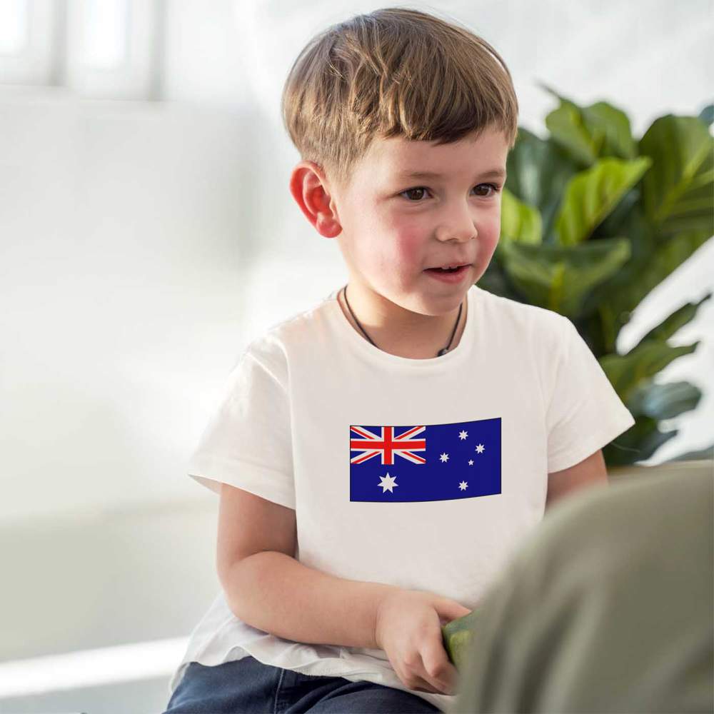 'Australian Flag' Children's / Kid's Cotton T-Shirts (TS023050) - Picture 5 of 9