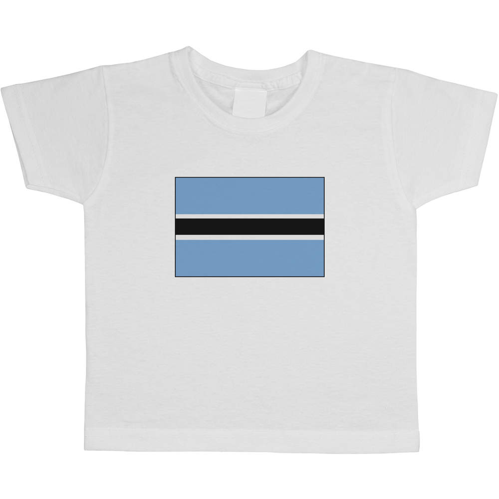 'Botswana Flag' Children's / Kid's Cotton T-Shirts (TS023109)