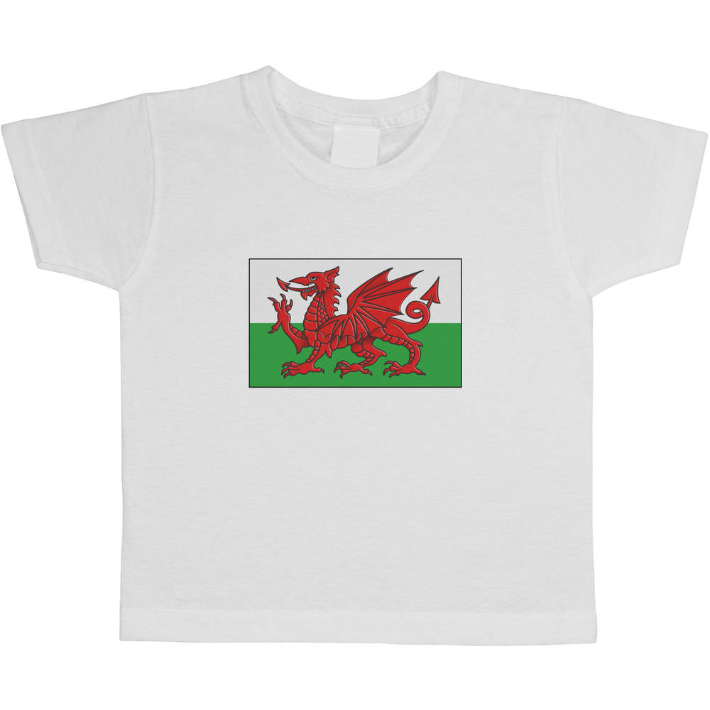 'Welsh Flag' Children's / Kid's Cotton T-Shirts (TS023174) - Picture 4 of 9