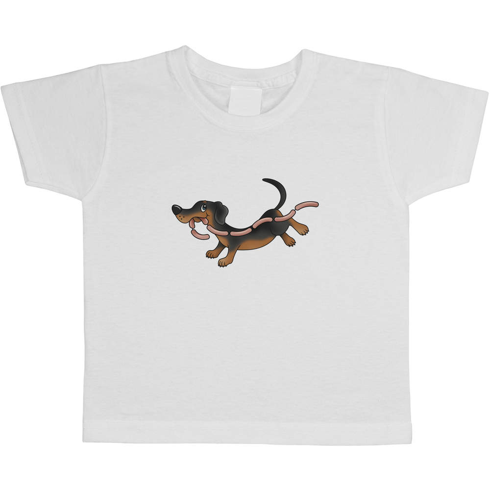 'Sausage Dog' Children's / Kid's Cotton T-Shirts (TS024416) - Picture 4 of 9