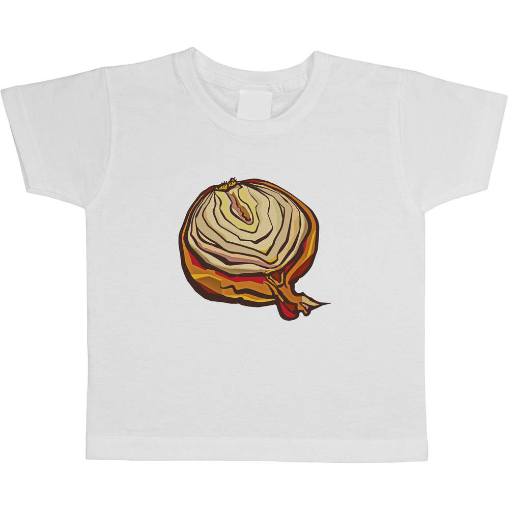 'Onion Half' Children's / Kid's Cotton T-Shirts (TS025302)