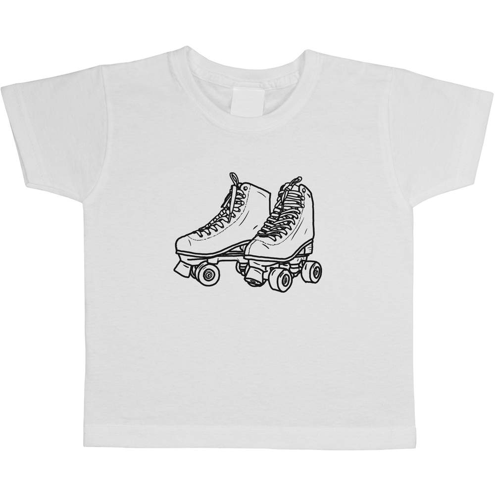 'Roller Skates' Children's / Kid's Cotton T-Shirts (TS025747) - Picture 4 of 9