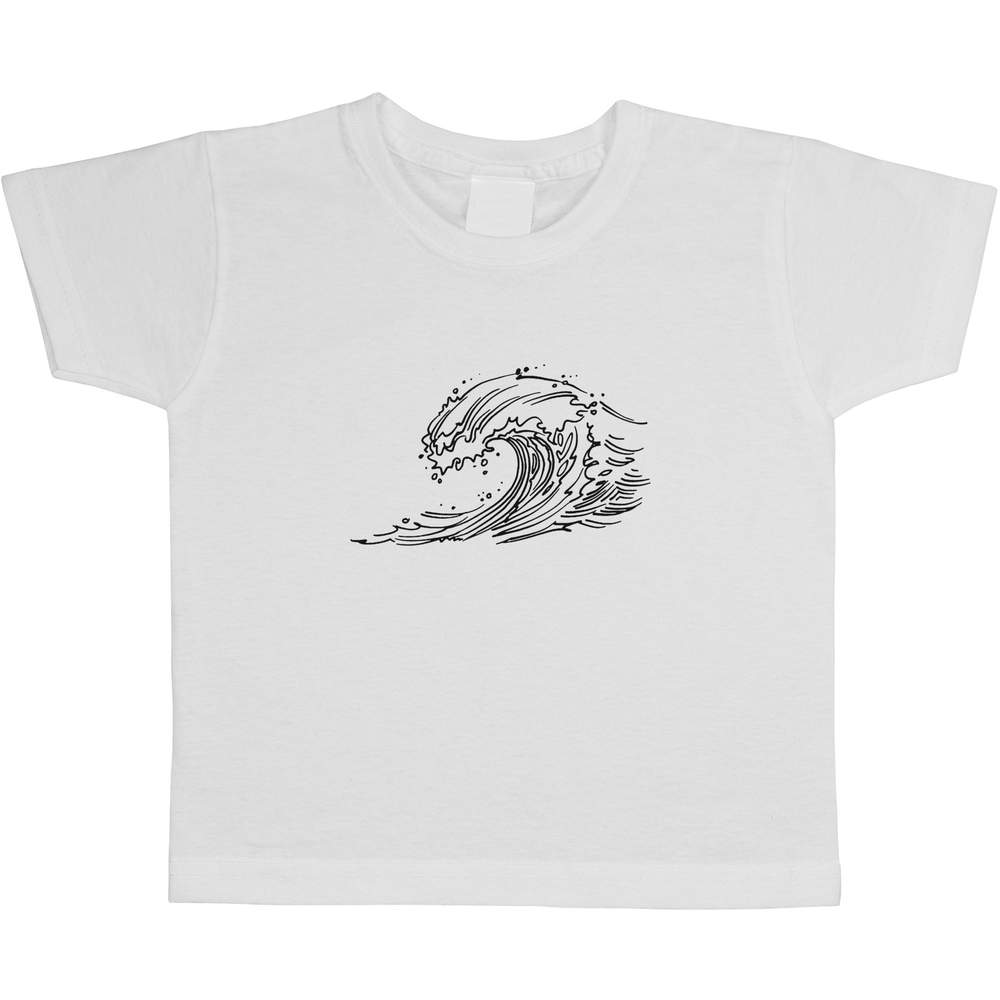 'Crashing Wave' Children's / Kid's Cotton T-Shirts (TS026535)