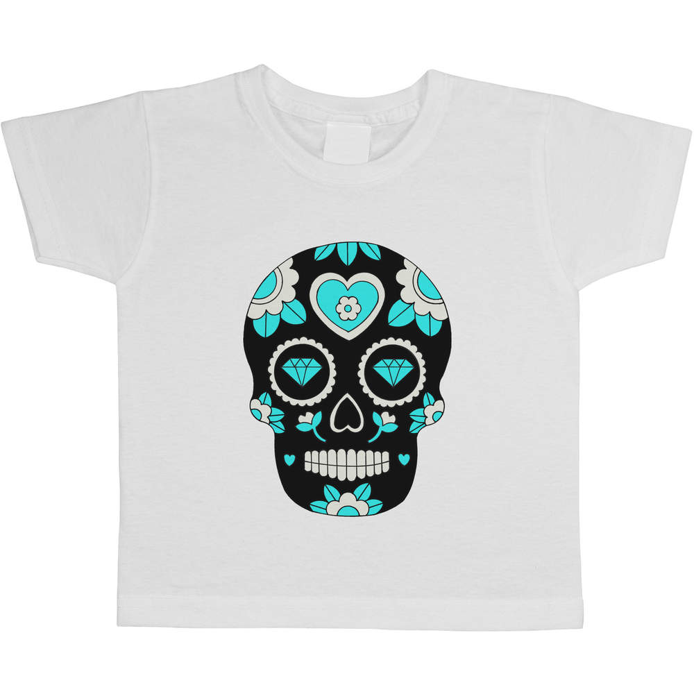 'Sugar Skull' Children's / Kid's Cotton T-Shirts (TS027704)