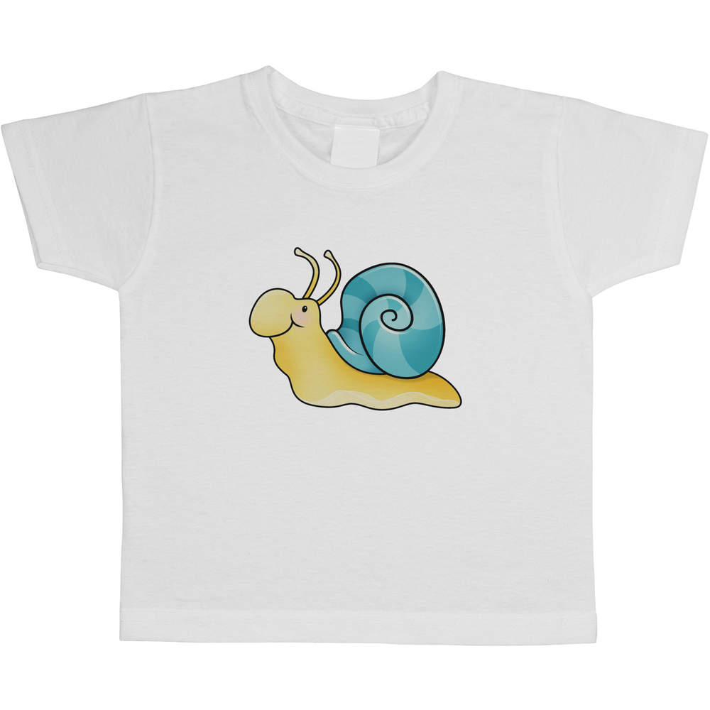 'Happy Snail' Children's / Kid's Cotton T-Shirts (TS028735) - Picture 4 of 9