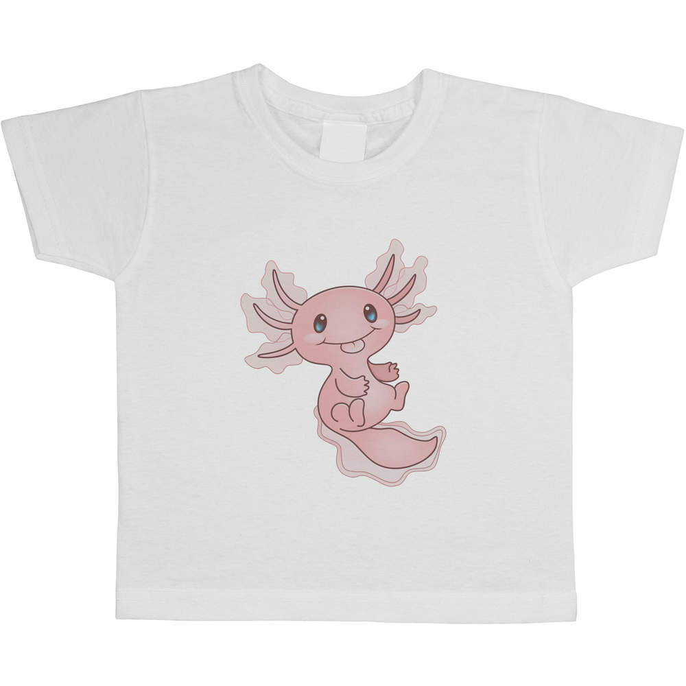 'Cute Axolotl' Children's / Kid's Cotton T-Shirts (TS029211) - Picture 4 of 9