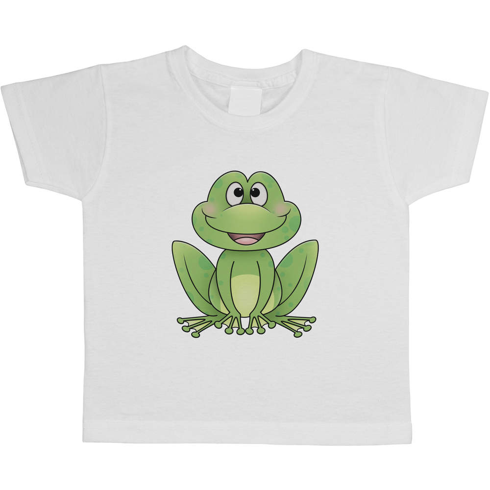 'Happy Frog' Children's / Kid's Cotton T-Shirts (TS029662) - Picture 4 of 9