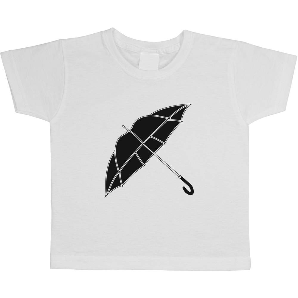 'Open Black Umbrella' Children's / Kid's Cotton T-Shirts (TS030083) - Picture 4 of 9