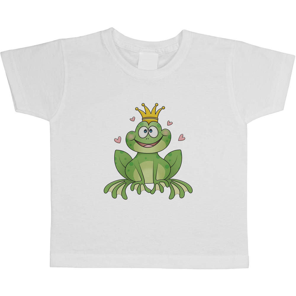 'Frog Prince' Kids Cotton T-Shirt - Graphic Tee / Short Sleeve Top for Boys and Girls (TS031312)