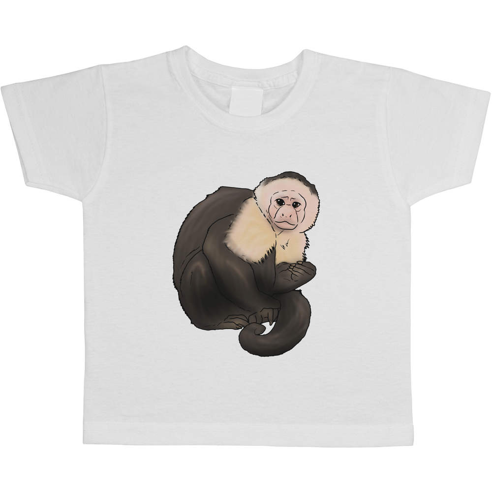 'Capuchin Monkey' Children's / Kid's Cotton T-Shirts (TS032184)