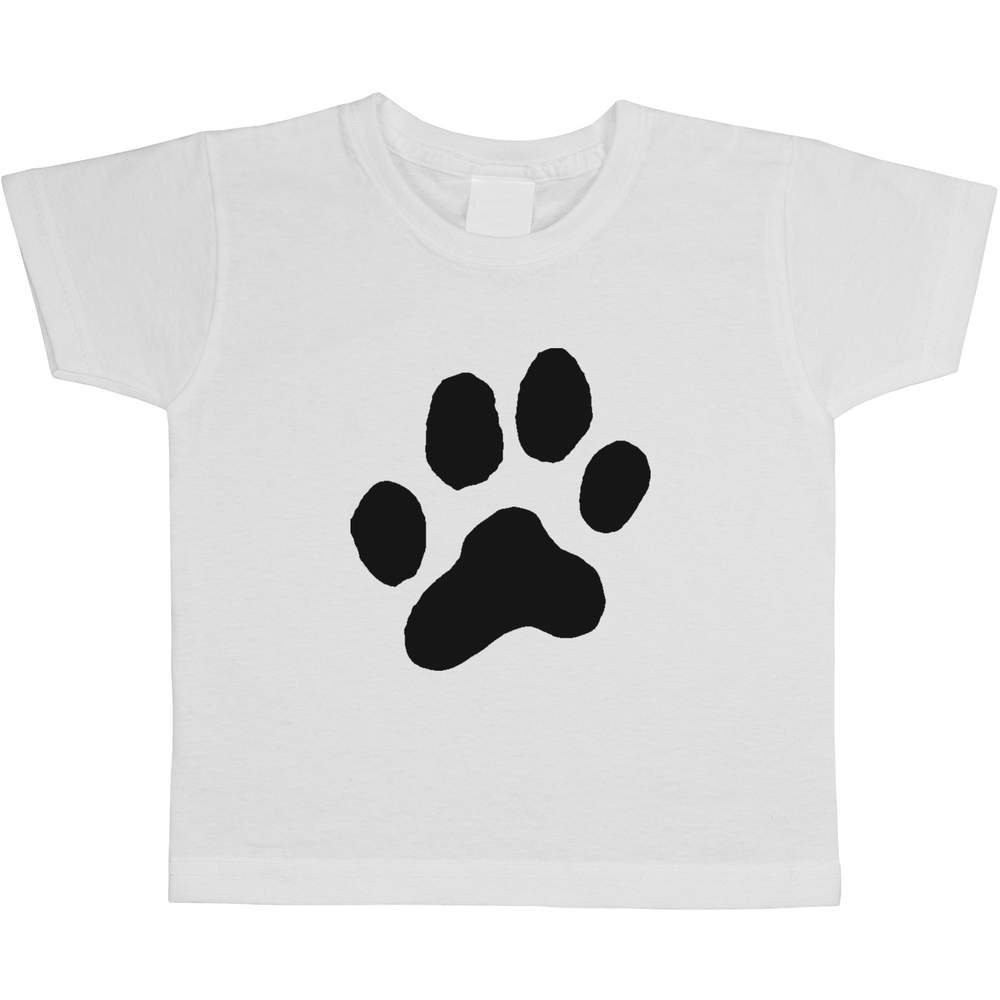 'Pawprint' Children's / Kid's Cotton T-Shirts (TS004850)
