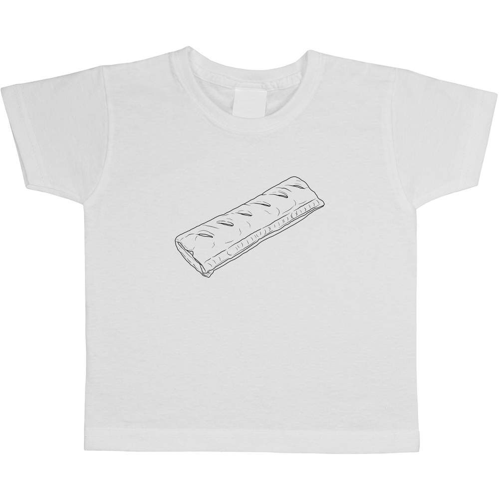 'Sausage Roll' Children's / Kid's Cotton T-Shirts (TS038899)