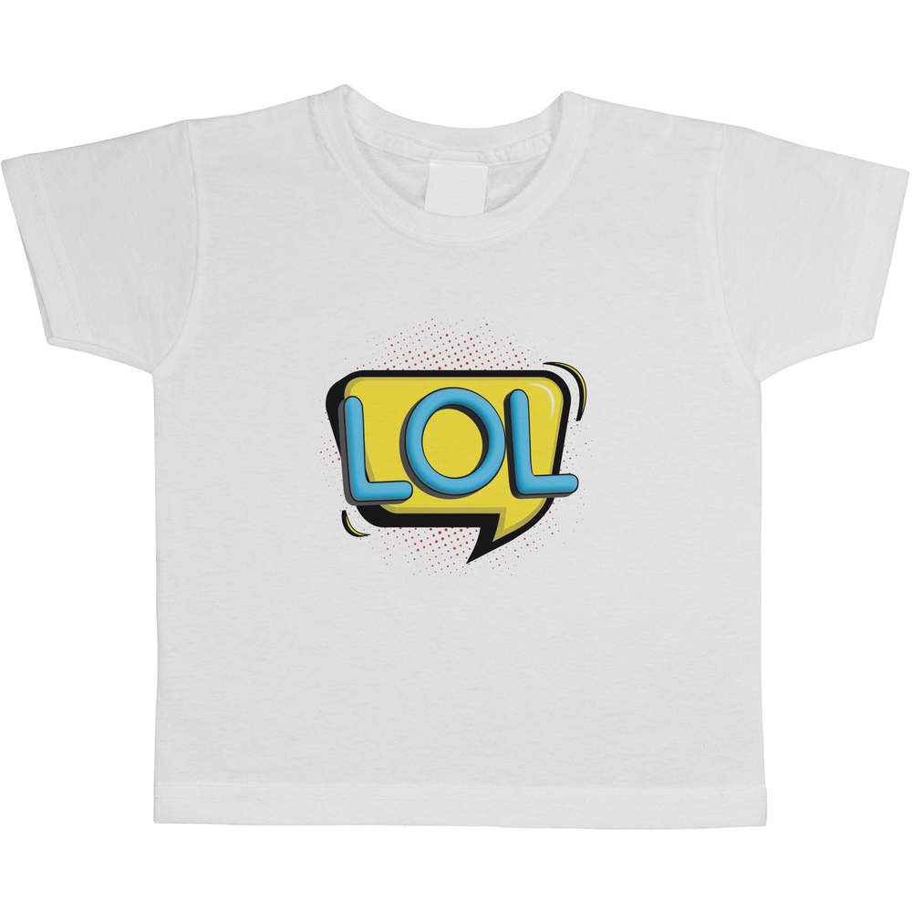 'LOL Comic Speech Bubble' Children's / Kid's Cotton T-Shirts (TS039594)