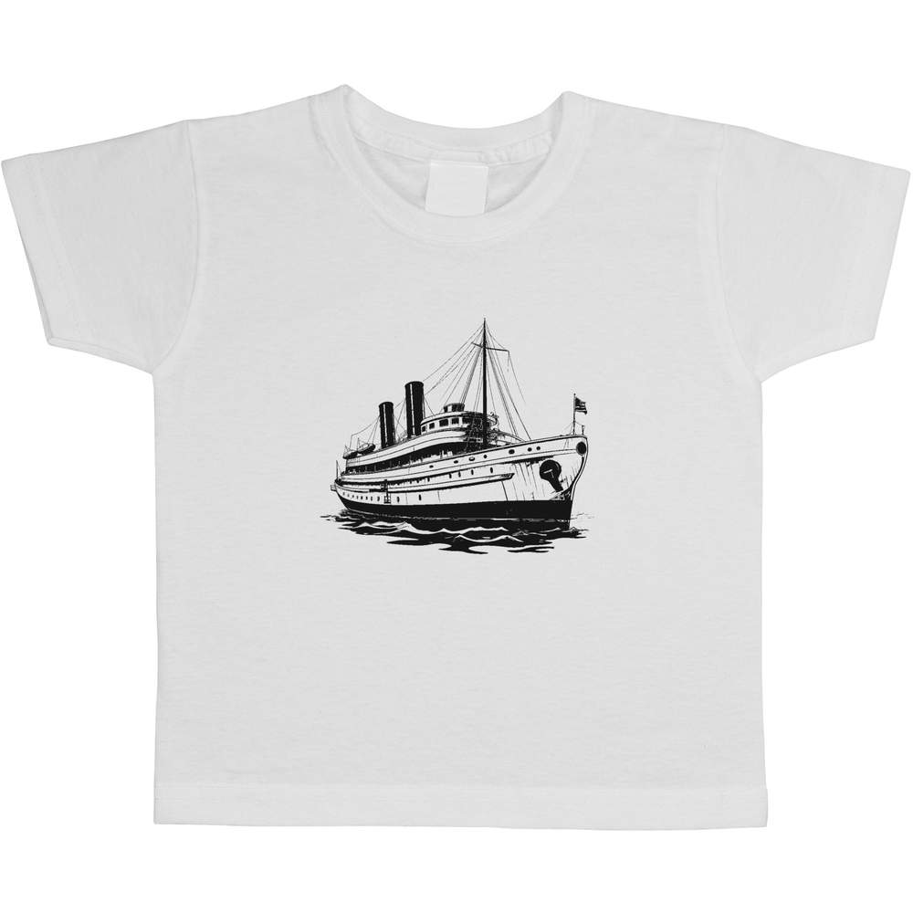 'Ship' Children's / Kid's Cotton T-Shirts (TS040323)
