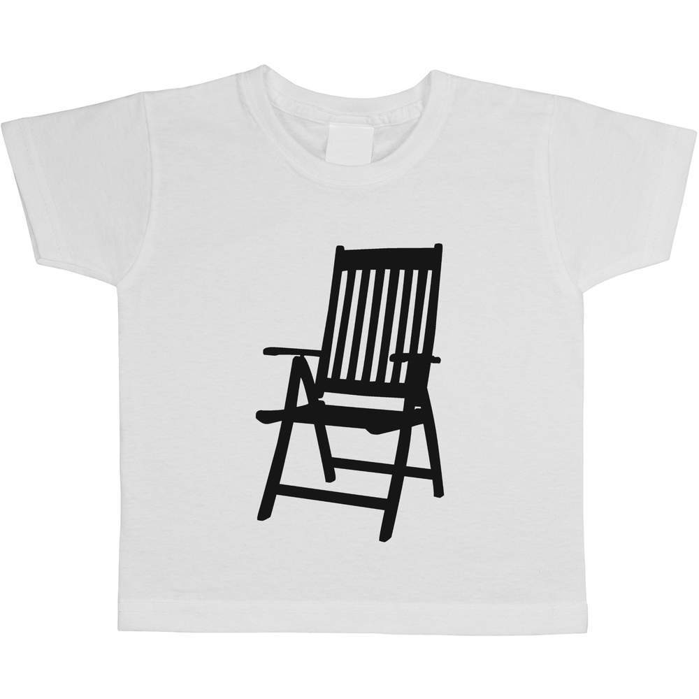 'Deck Chair' Children's / Kid's Cotton T-Shirts (TS041393)