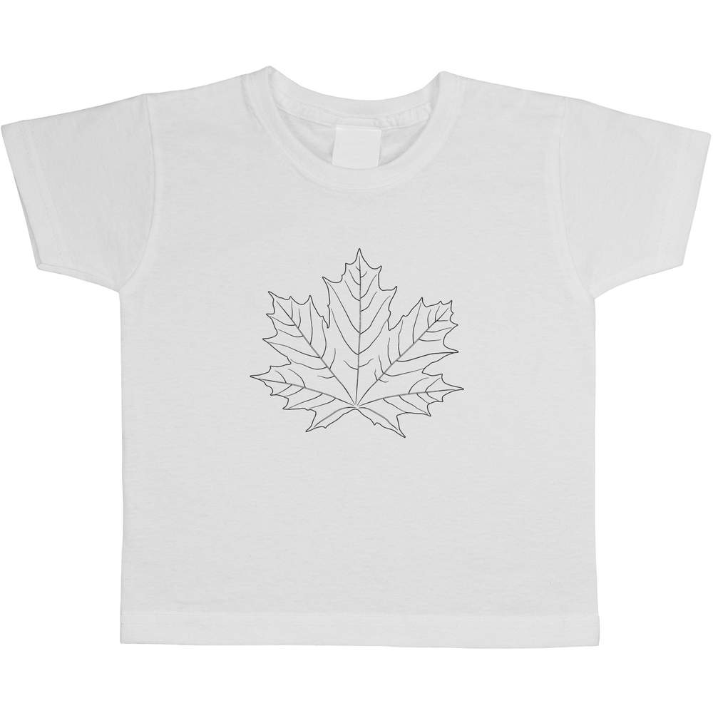 'Maple Leaf' Children's / Kid's Cotton T-Shirts (TS041632) - Picture 4 of 9
