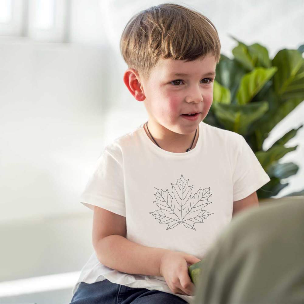 'Maple Leaf' Children's / Kid's Cotton T-Shirts (TS041632) - Picture 5 of 9